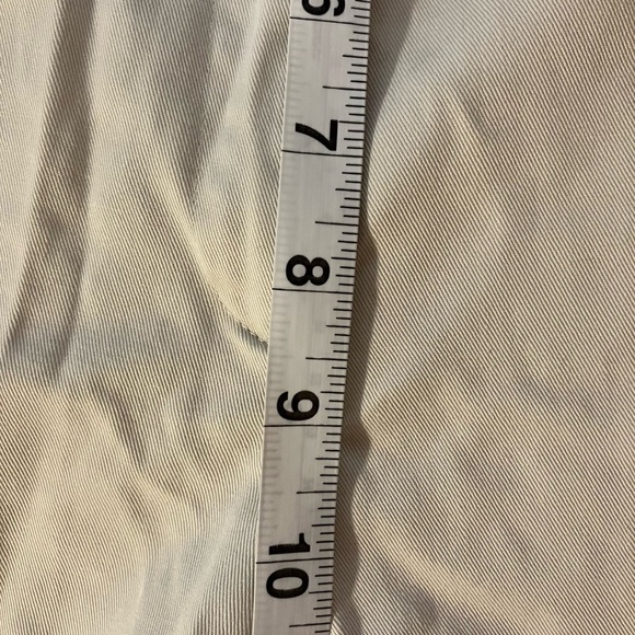 VTG Talbots Pants Women’s Sz 16 Ivory Cotton Wrinkle Resistant Office Casual  - Picture 7 of 8